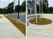 Sod Installed in front of the Public Safety Building