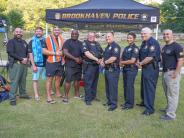 Officers at race