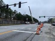 Peachtree Rd-ADR traffic signal realignment