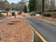 Caldwell Road storm sewer repair road closed