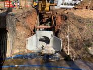 Donaldson Dr storm sewer repair-headwall installation