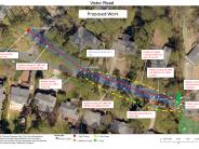 Victor Road Stormwater conveyance proposed improvements