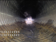 Existing CMP storm sewer failure under roadway