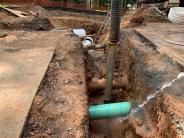 Hydro-excavation of high perssure gas main and other utilities