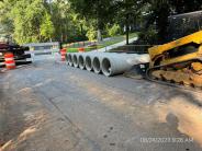 RCP pipe for dtorm sewer replacement under roadway