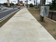 NEW MULTI-USE PATH ON BRIARWOOD RD NORTH LOOKING SOUTH