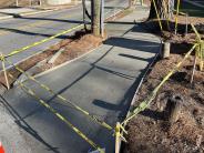 3446 BRIARWOOD RD @ S ENTRANCE TO HILLCREST APTS FINISHED RAMP AND 25FTX5FT OF FINISHED SIDEWALK 19MAR24