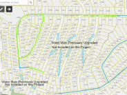 Dekalb Watershed Drew Valley Rd Water Main Replacement Project Completed and Current Work 2-23-2024