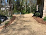 Landscape restoration over storm drainage rehabilitation