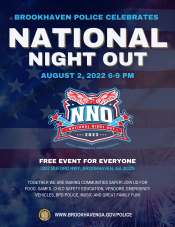 National Night Out is Aug. 2