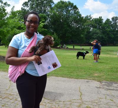 Brookhaven Park is one of the area's best-known dog parks.