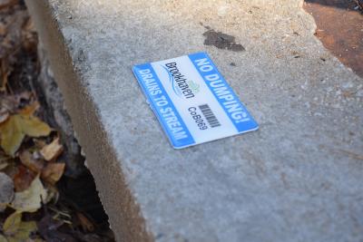 picture of Brookhaven Storm Drain Marker