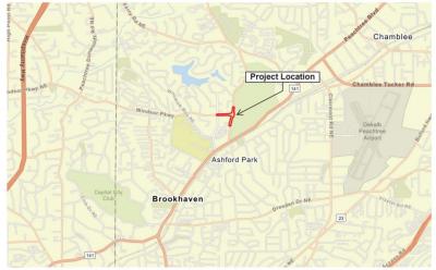 Ashford Dunwoody - Windsor Parkway intersection project