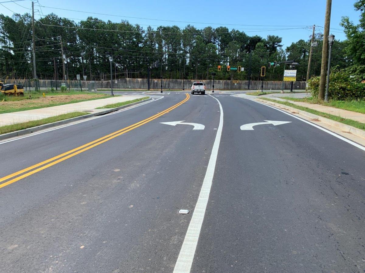 Ashford Dunwoody Rd at Peachtree Rd completed