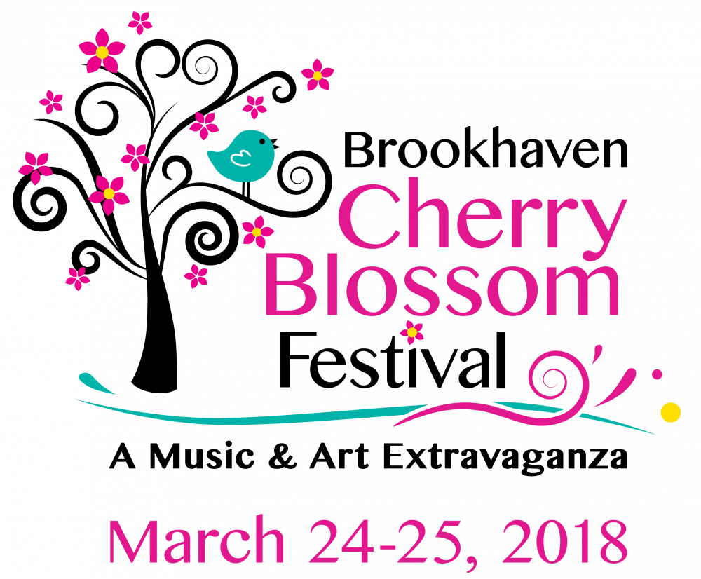 City unveils 2018 Brookhaven Cherry Blossom Festival logo Brookhaven